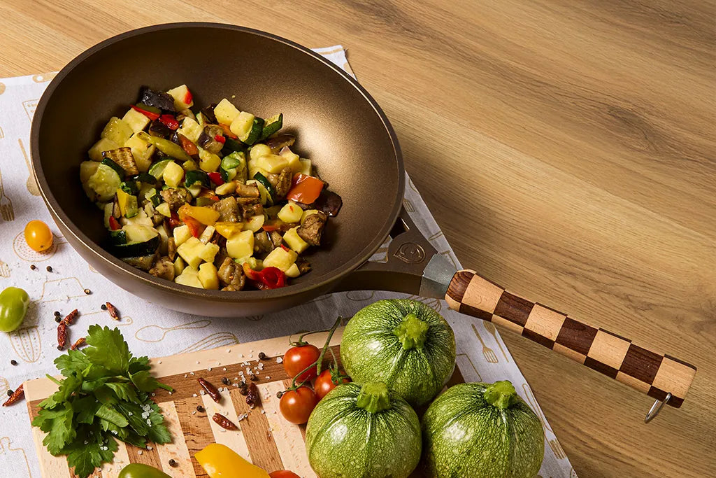 Luchetti K360 – Wok Signature antiaderente Ø 28 cm in alluminio pressofuso