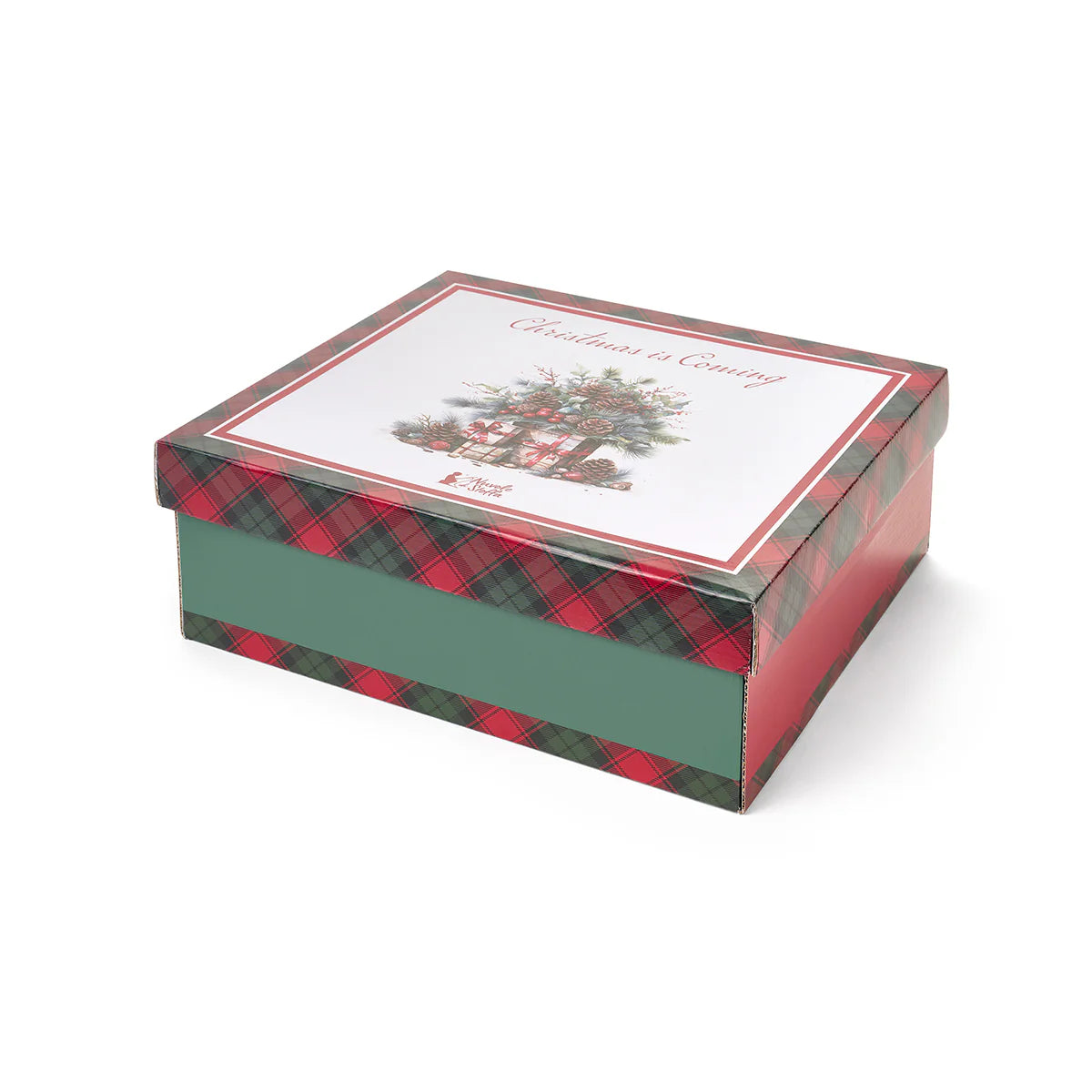 Nuvole di Stoffa Plaid con Scatola Christmas 130x160 cm Regali