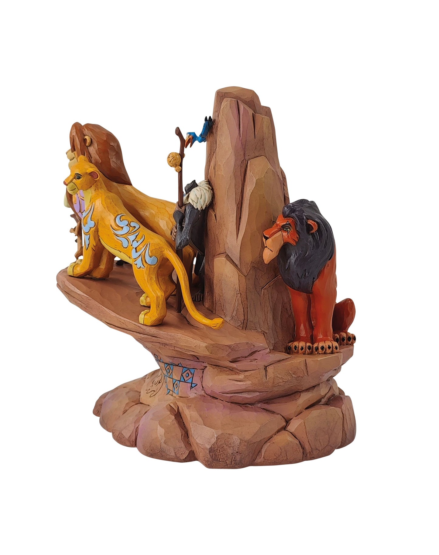 Statuetta Re Leon Carved In Stone - Disney Traditions