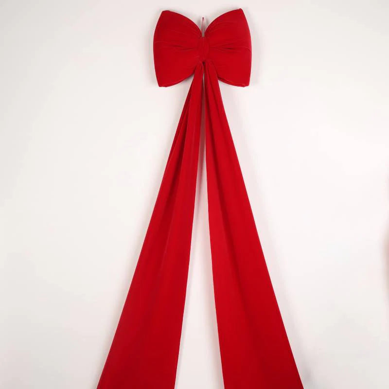 Fiori di Lena Fiocco Imperiale in Velluto Rosso H170 mt