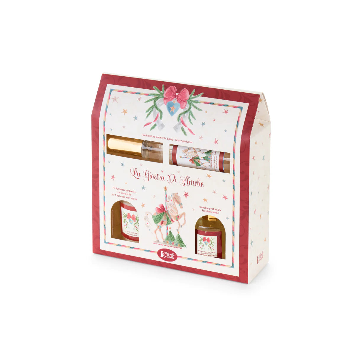 Nuvole di Stoffa Set Diffusore Spray Ambiente e Candela