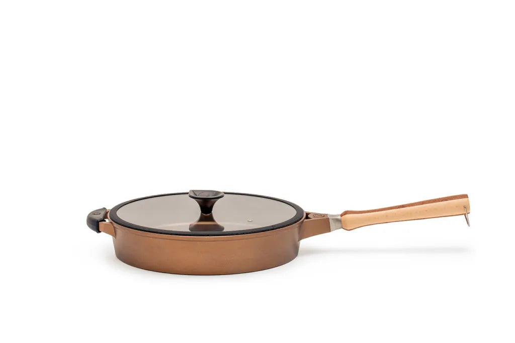 Luchetti K360 – Padella antiaderente Ø 32 cm in alluminio pressofuso