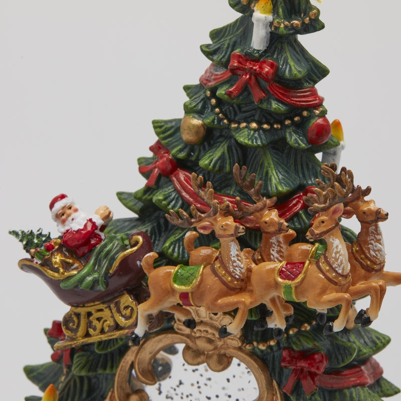 EDG Decoro Pino con Musica, Movimento e Led  h.34 cm.