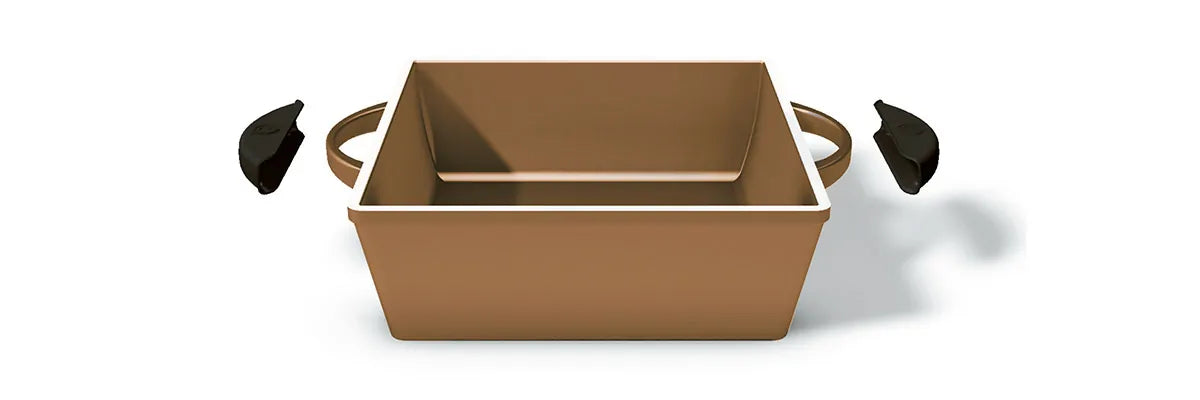 Luchetti -K360 – Quadrata antiaderente 25×25 cm in alluminio pressofuso