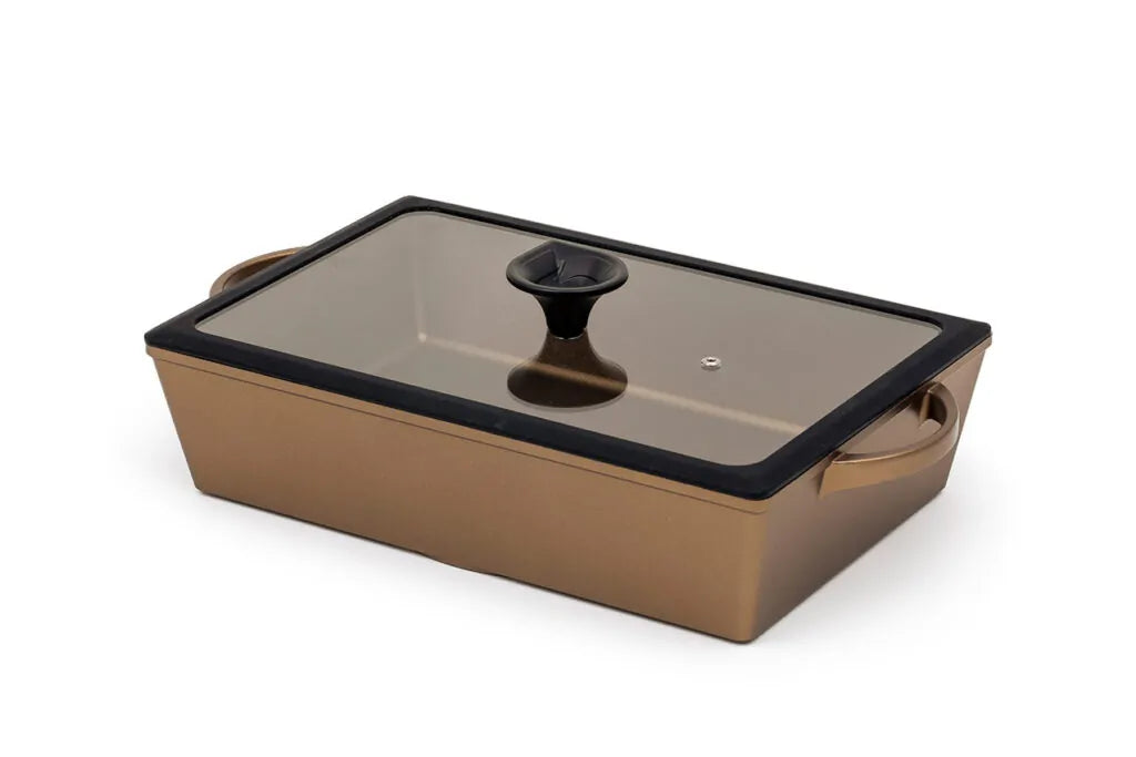 Luchetti -K360 – Rettangolare antiaderente 25×35 cm in alluminio pressofuso