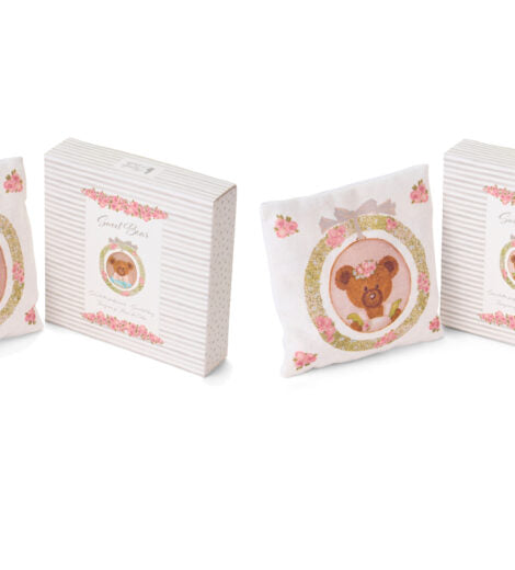 Nuvole di stoffa – Sacchetto profumato Sweet Bear con scatola | Profumatore decorativo 60gr
