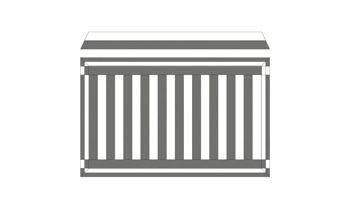 Luchetti Tagliere rettangolare da portata 28x44x4