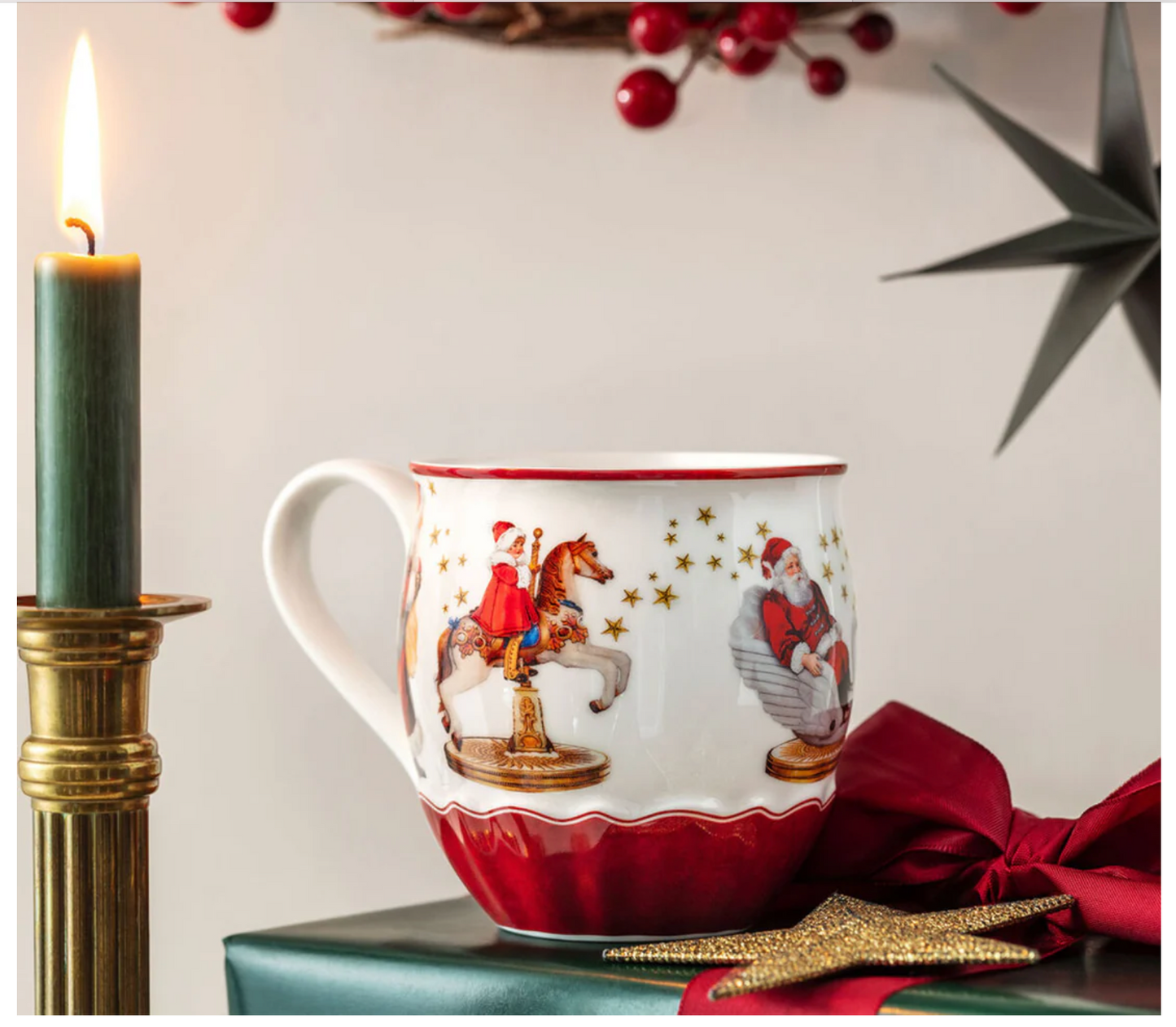 Villeroy & Boch Annual Christmas Edition Mug Dell'Anno in Porcellana