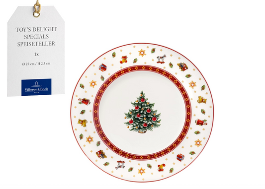 Toy's Delight Specials Piatto da colazione/dessert, in porcellana premium, Made in Germany