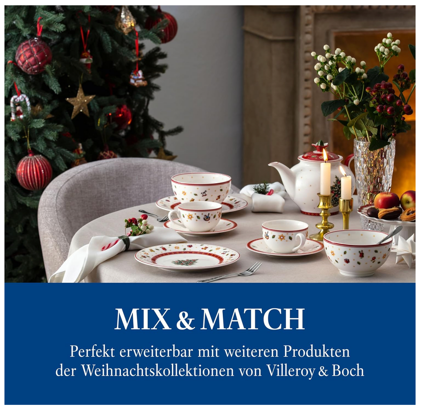 Toy's Delight Specials Piatto da colazione/dessert, in porcellana premium, Made in Germany