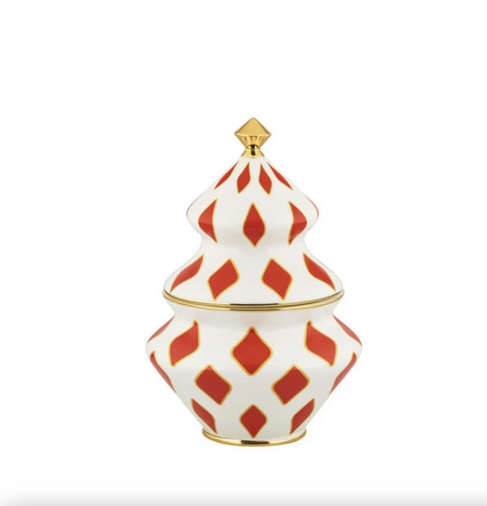 Alessi Contenitore per Dolci Natalizio Delight in Porcellana