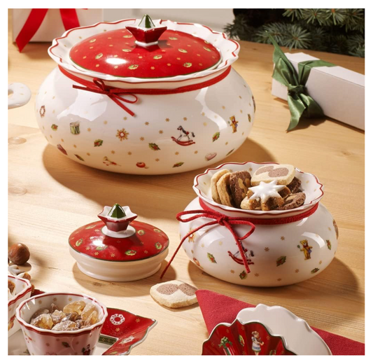 Villeroy & Boch Toy's Delight Barattolo Piccolo, Porcellana, Bianco/Multicolore, 10x13x13 cm