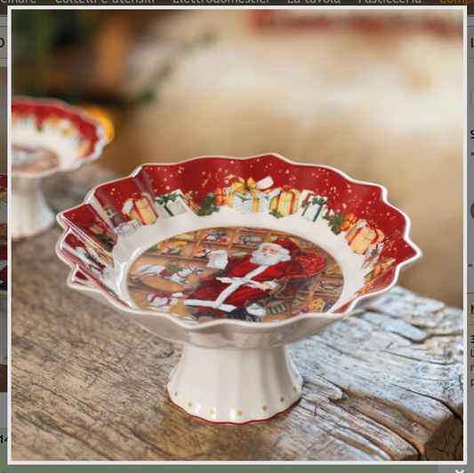 Villeroy & Boch CIOTOLA CON PIEDE BABBO NATALE TOYS FANTASY
