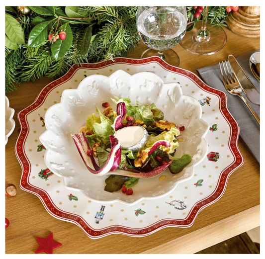 Villeroy & Boch Toy's Delight Piatto Piano, 29 cm, Bianco/Multicolore