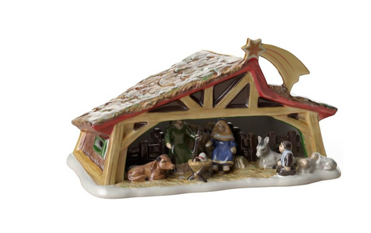Villeroy & Boch Christmas Toy'S Memory Presepe, Culla Figura Collettiva, Multicolore, 27 x 16 x 16 cm