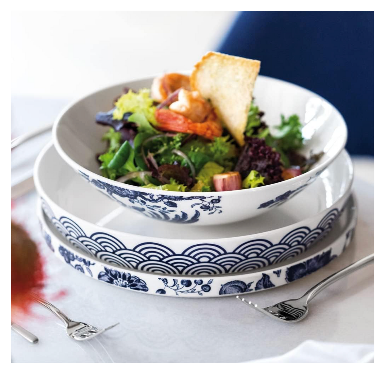 Villeroy & Boch - La Boule Paradiso, set di stoviglie da 7 pezzi per due, porcellana, edizione compleanno limitata per collezionisti