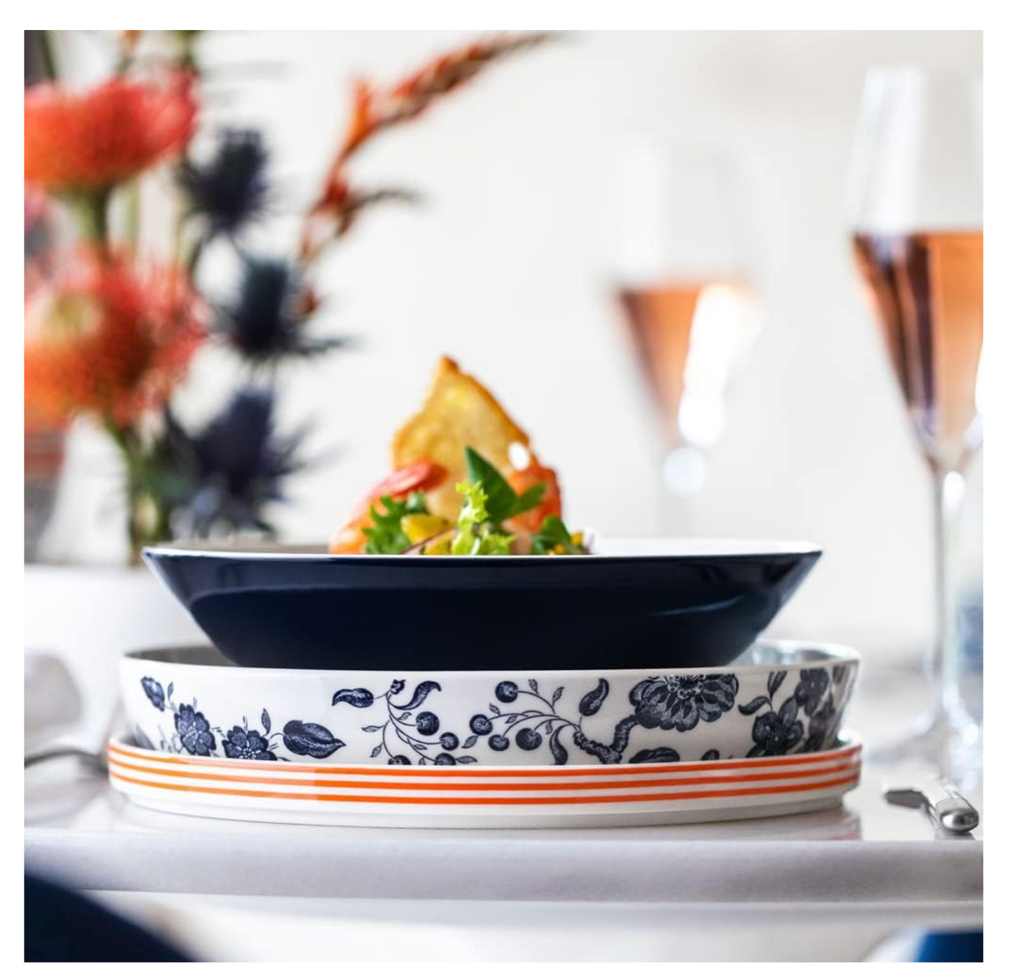 Villeroy & Boch - La Boule Paradiso, set di stoviglie da 7 pezzi per due, porcellana, edizione compleanno limitata per collezionisti