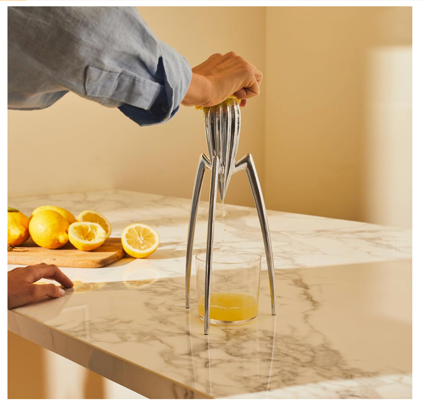 Alessi Psjs Juicy Salif Spremiagrumi Manuale Di Design In Fusione Di Alluminio, Lucido, ‎15.24 x 15.24 x 27.94 cm 600 grammi