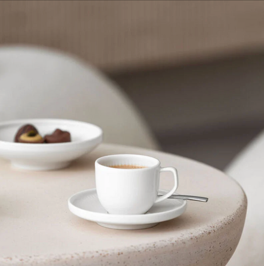 VILLEROY & BOCH Afina Set 6 Tazzine Espresso Bianco