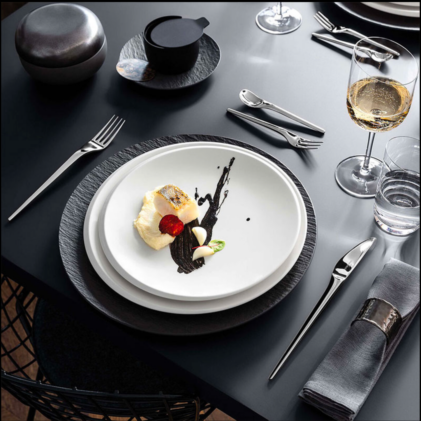 VILLEROY & BOCH New Moon Set 6 Piatti Dessert 24 cm