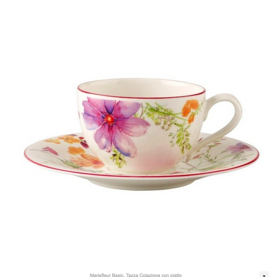 Mariefleur Basic, Tazza Colazione con piatto