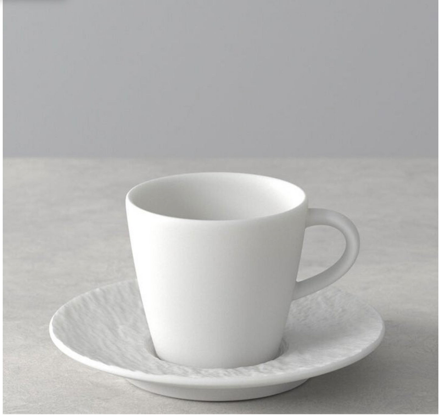 Manufacture Rock Blanc, Tazza Caffè con piattino