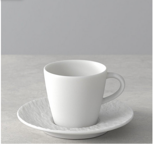 Manufacture Rock Blanc, Tazza Caffè con piattino