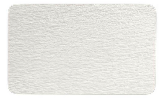 Manufacture Rock Blanc, Piatto Rettangolare 28cm