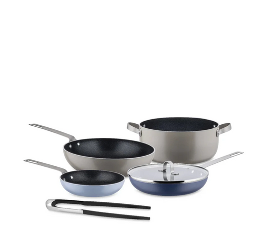 Alessi Set di Pentole 5 Pezzi Tama