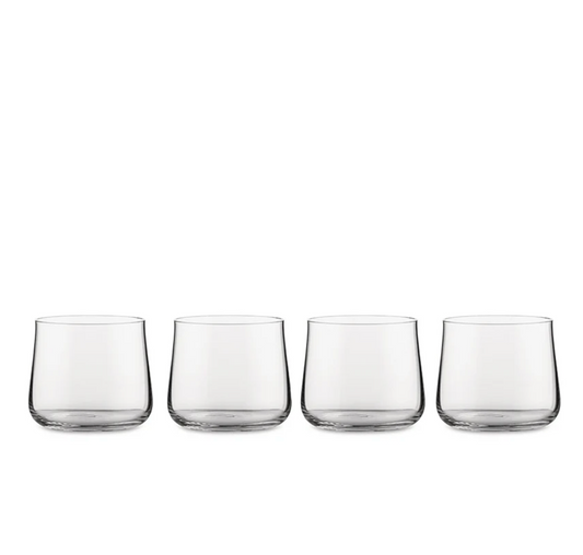 Alessi Set 4 Bicchieri Acqua Eugenia in vetro cristallino 39 cl