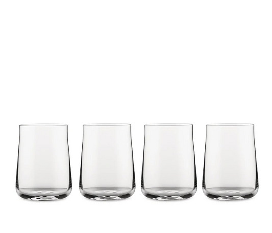 Alessi Set 4 Bicchieri Longdrink Eugenia in vetro cristallino 41 cl