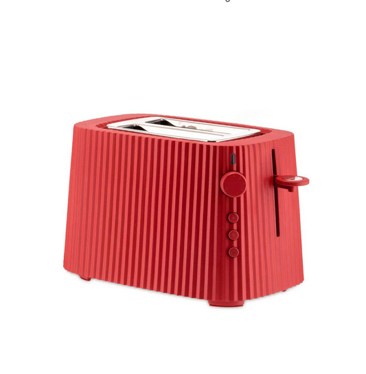 Alessi Tostapane 2 Fette Plissé Rosso