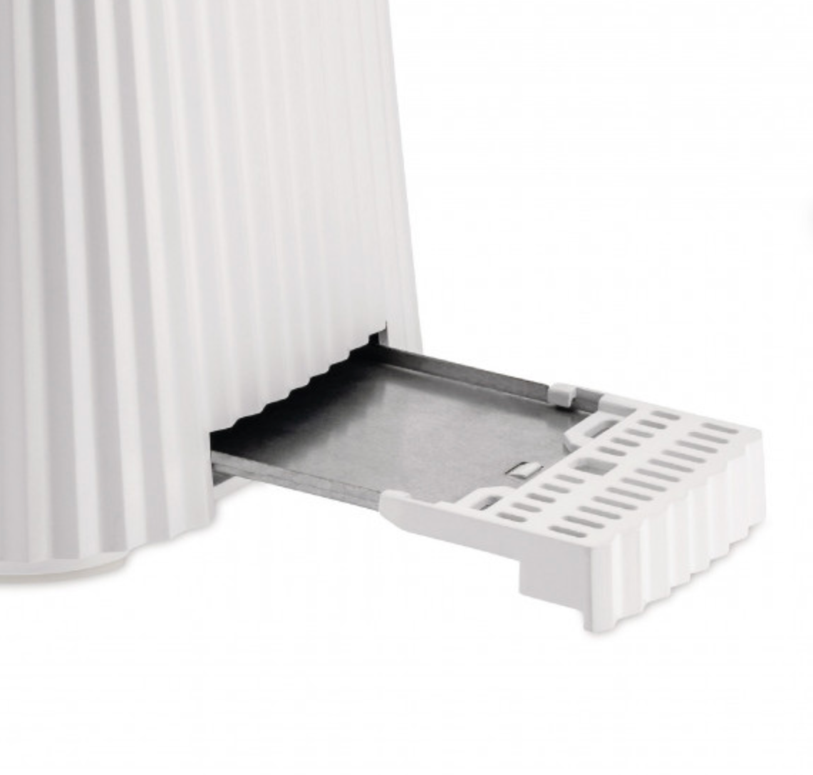 Alessi Tostapane 2 Fette Plissé Bianco