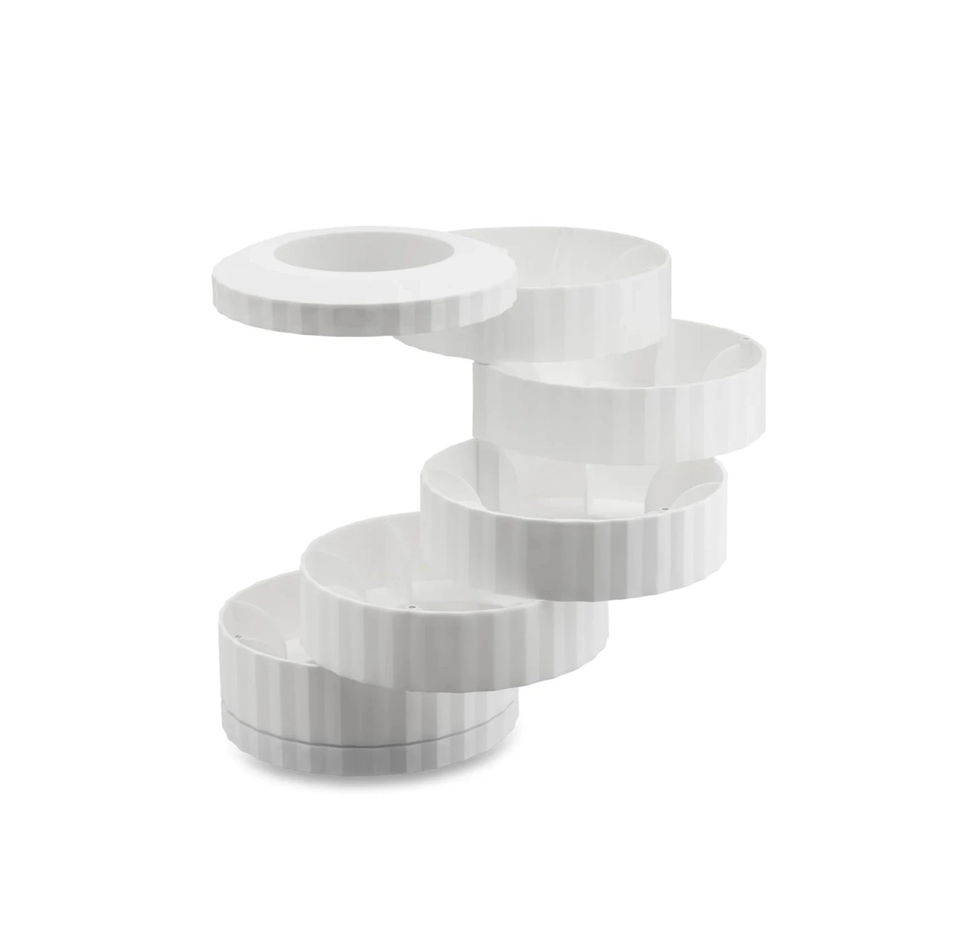 Alessi Portacapsule Plissè Bianco