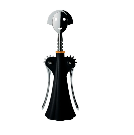 Alessi Cavatappi Anna G. Nero Acciaio Inox 24.5 cm
