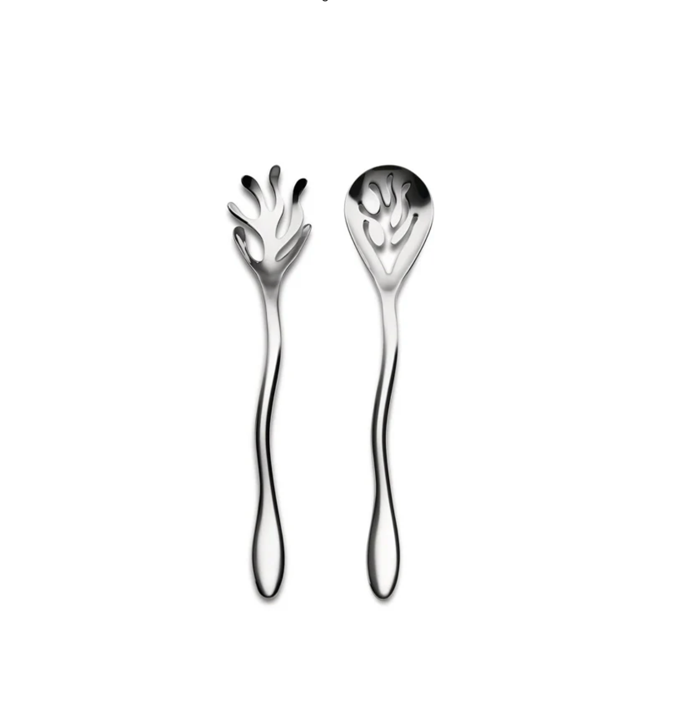 Alessi Posate Insalata Mediterraneo in Acciaio