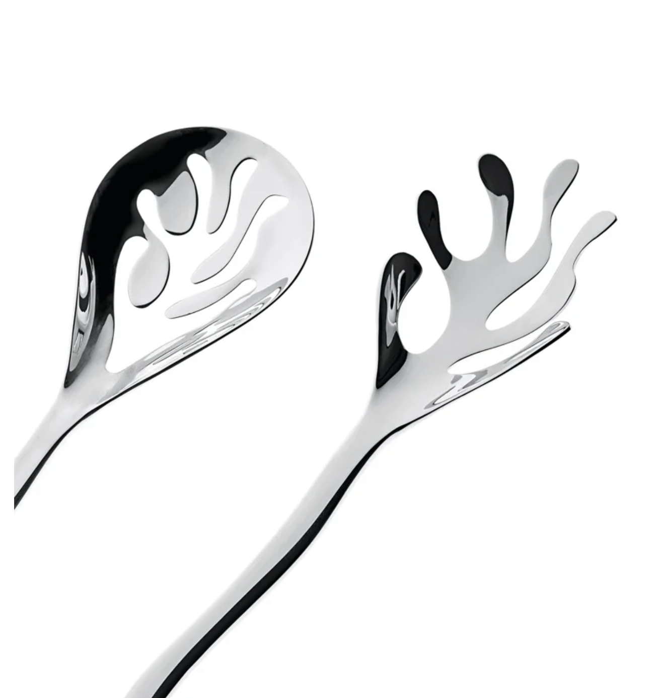 Alessi Posate Insalata Mediterraneo in Acciaio