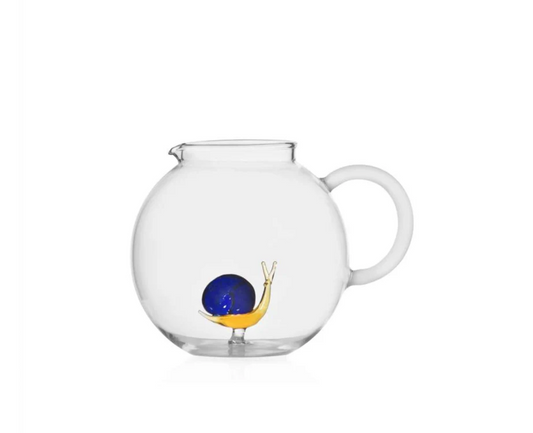 Ichendorf Milano Animal Farm Brocca Chiocciola in Vetro Borosilicato