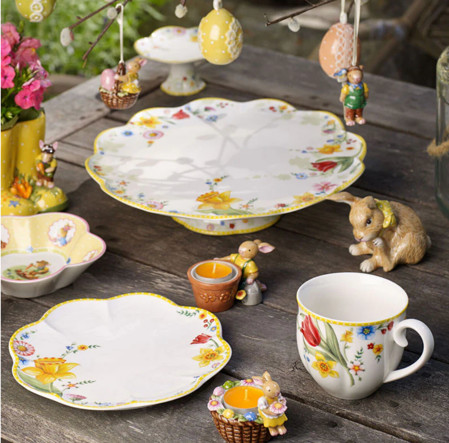 Villeroy & Boch Spring Awakening Set 2 Tazze 400 ml in Porcellana