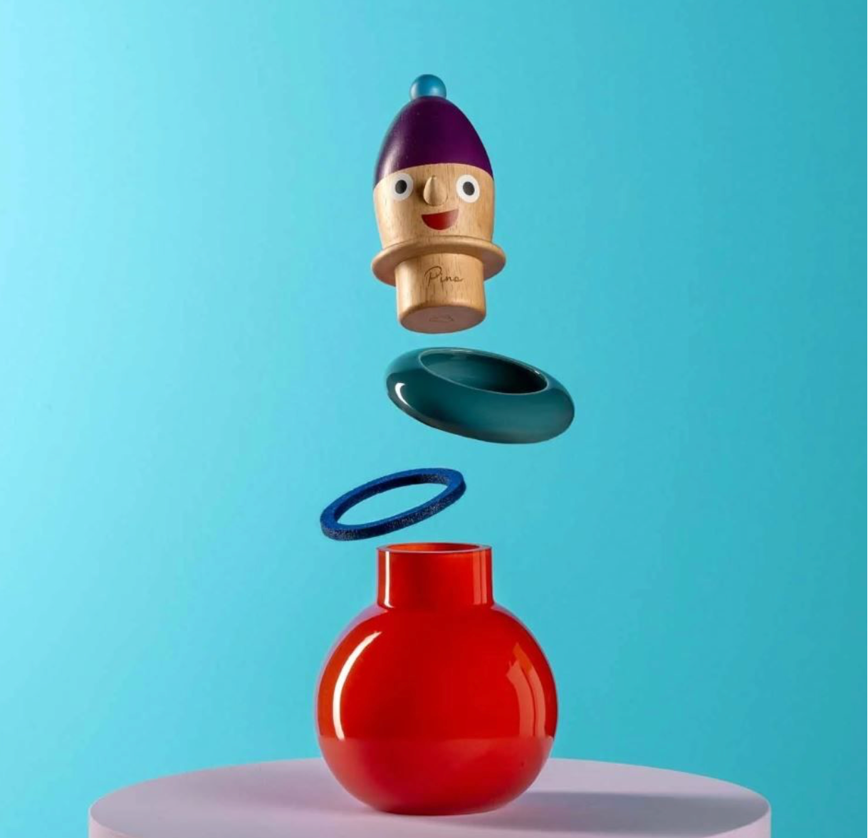 Vaso Componibile Pino Collezione Buoni Amici - Leonardo