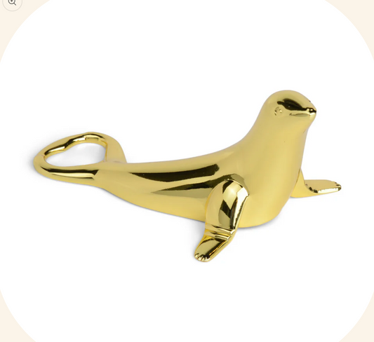 Apribottiglie foca blu