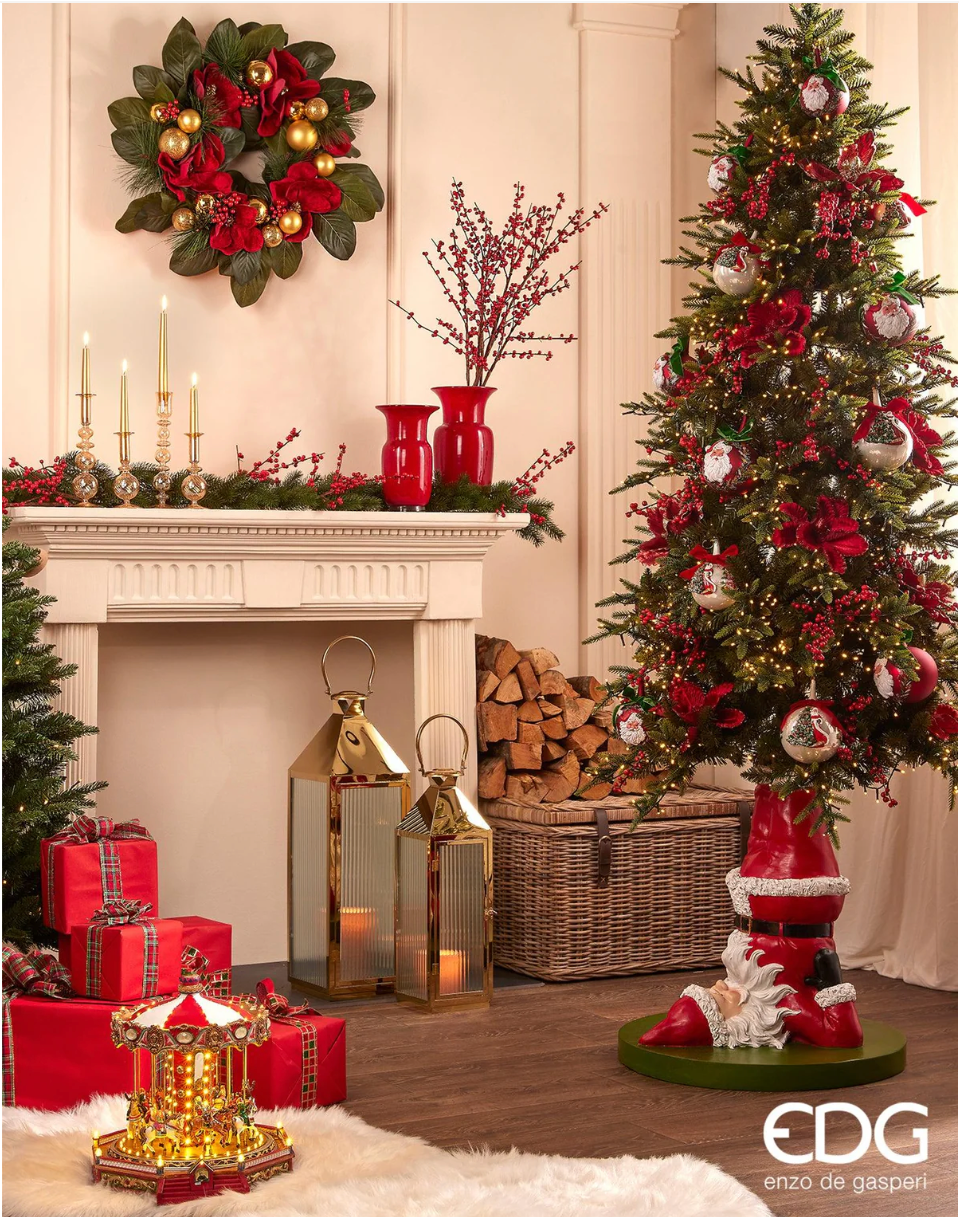 PRE-ORDINE EDG Enzo de Gasperi Albero di Natale Pino Luxury 180 cm con 3000 mini led D136