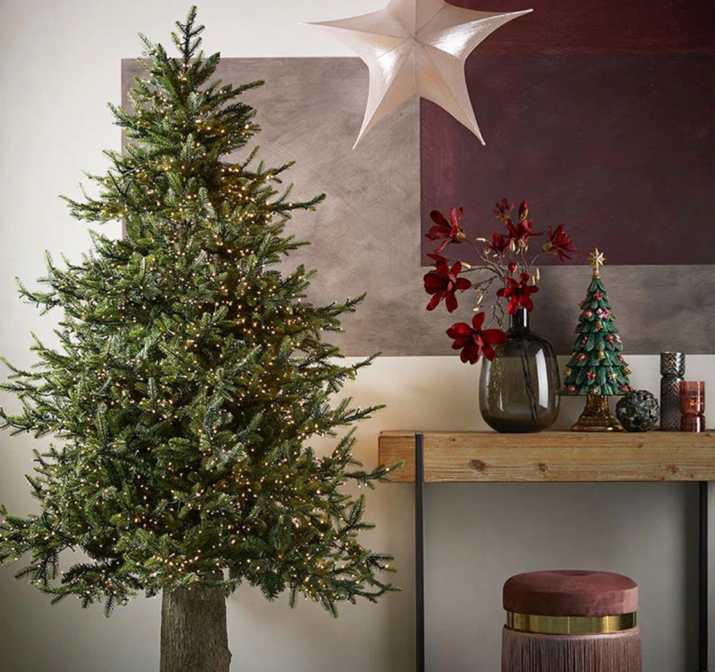 PRE-ORDINE EDG Enzo de Gasperi Albero di Natale Pino Luxury 180 cm con 3000 mini led D136