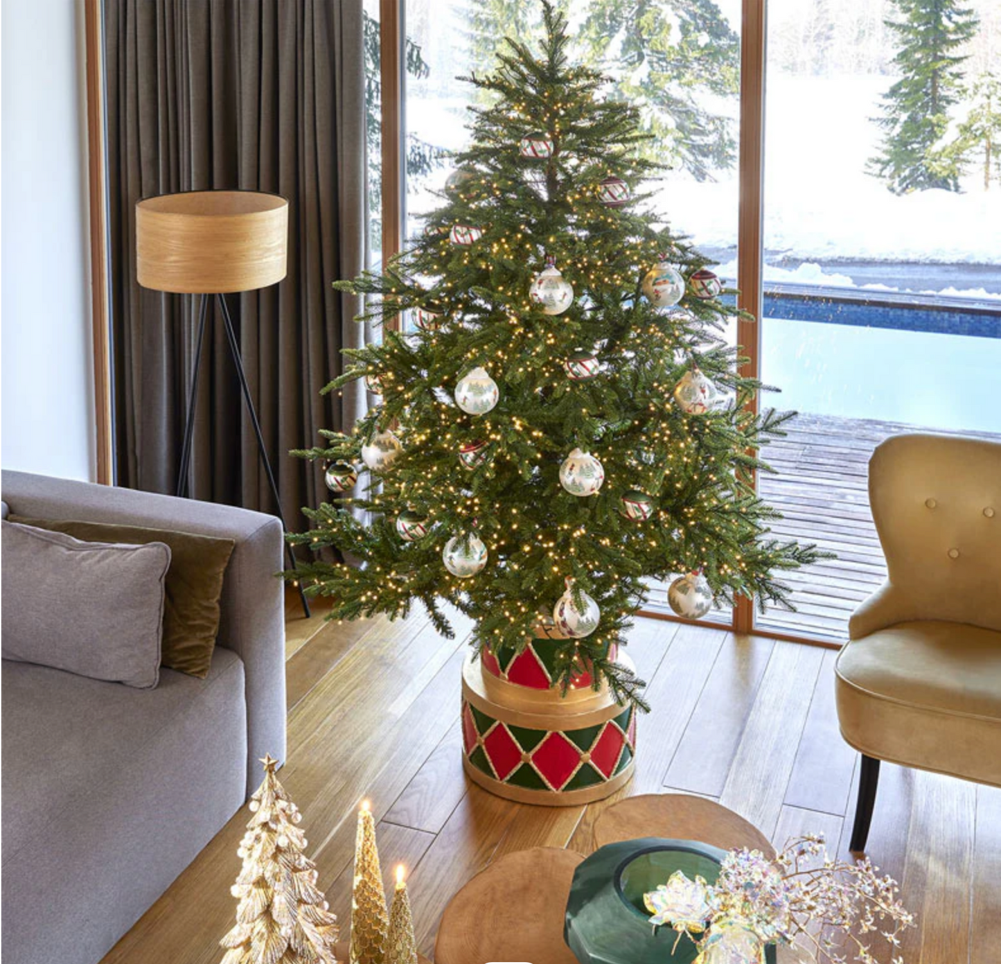 PRE-ORDINE EDG Enzo de Gasperi Albero di Natale Pino Luxury 180 cm con 3000 mini led D136