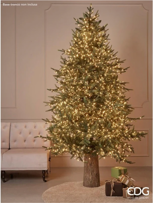 PRE-ORDINE EDG Enzo de Gasperi Albero di Natale Pino Luxury 240 cm con 5000 mini led D152