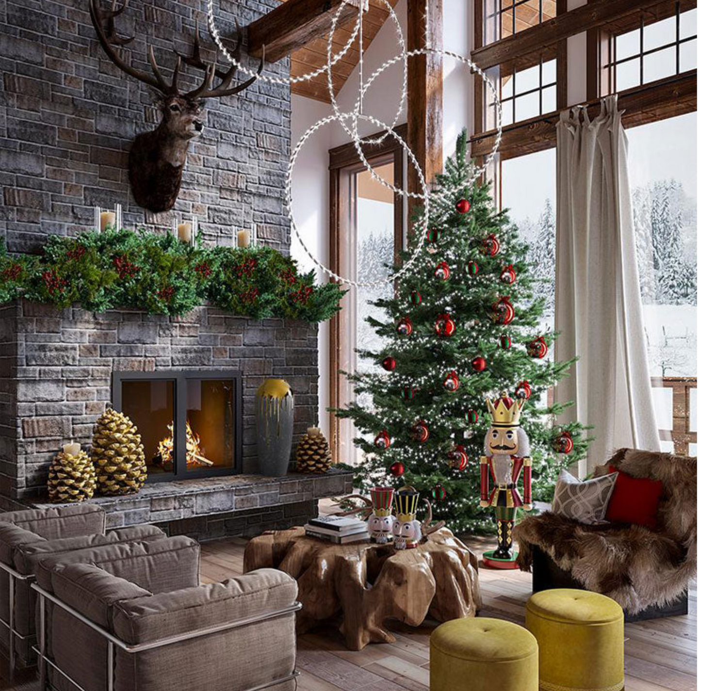 PRE-ORDINE EDG Enzo de Gasperi Albero di Natale Pino Luxury 240 cm con 5000 mini led D152