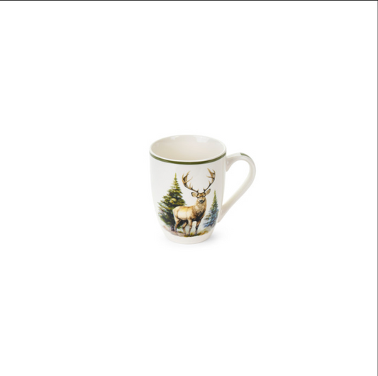 Nuvole di Stoffa Mug in new bone con scatola – Bosco incantato