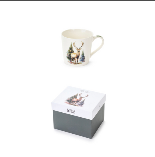 Nuvole di Stoffa Tazza in new bone con scatola regalo – Bosco incantato