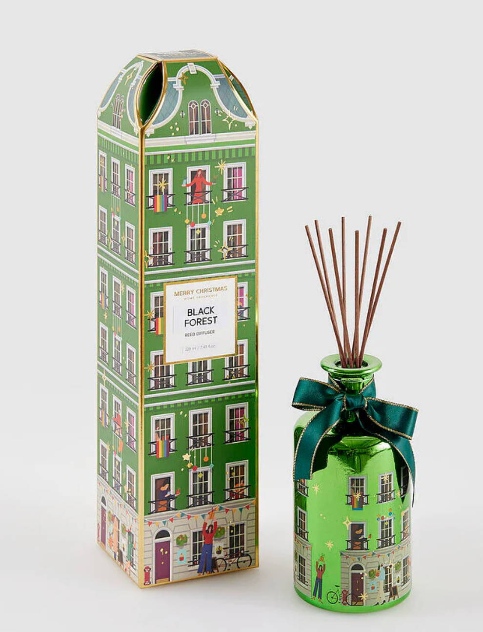 EDG Profumatore di Natale Rue de Rivoli 200 Ml H 13,5 Cm