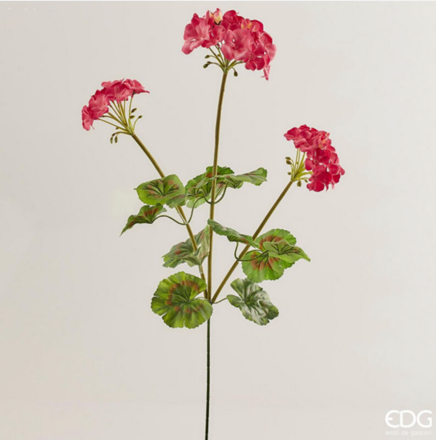 EDG Geranio Ramo Artificiale H70 Fucsia
